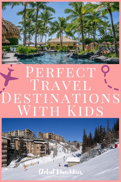 Top 15 places to travel with kids. From beaches to cities, we take a look at the top 15 places we have traveled with kids. Two will definitely surprise you, they surprised us as well. Get ready to take notes, these places are an absolutely amazing adventure with kids. #familytravel #travel #familyfun #travelwithkids Vacation With Kids, Places To Travel With Kids, Best Vacations With Kids, Harmony Of The Seas, Best Places To Vacation, Kids Vacation, Family Vacation Destinations, National Parks Usa, Holidays With Kids