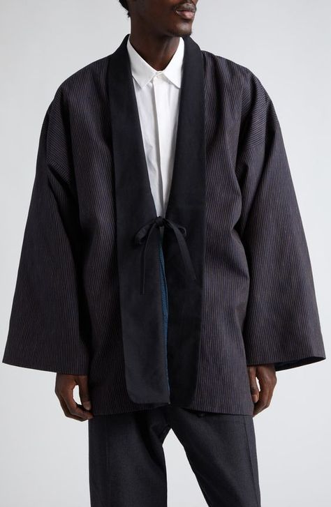 nice shirt arrived quickly. Japan Traditional Clothes, Japanese Fashion Aesthetic, Men's Wedding Outfit, London Fashion Week Mens, Traditional African Clothing, Kimono Japan, Wool Blend Jacket, Japanese Streetwear, Tokyo Fashion