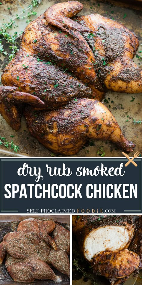 Whiskey Bbq Sauce, Smoker Recipes Chicken, Chicken Rub Recipes, Smoked Whole Chicken, Smoked Chicken Recipes, Pellet Smoker Recipes, Homemade Dry Rub, Chicken Whole, Meat Bbq