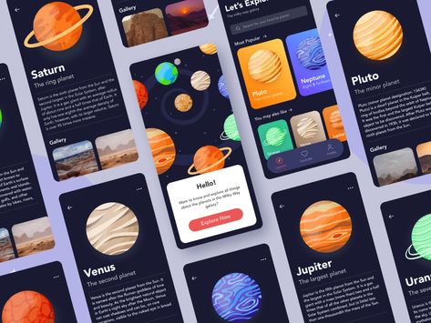 Trip Planner App, Planet App, Dashboard App, Medical App, App Concept, Gas Giant, Banking App, Build An App, Milky Way Galaxy