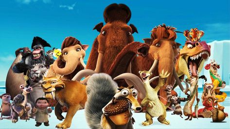 Ice Age Wallpaper by The-Dark-Mamba-995 on DeviantArt Ice Age Wallpaper, Ice Age Characters, Ice Age 5, Ice Age Collision Course, Ice Age Movies, Film Characters, Disney Characters Wallpaper, 3 Characters, Ice Age