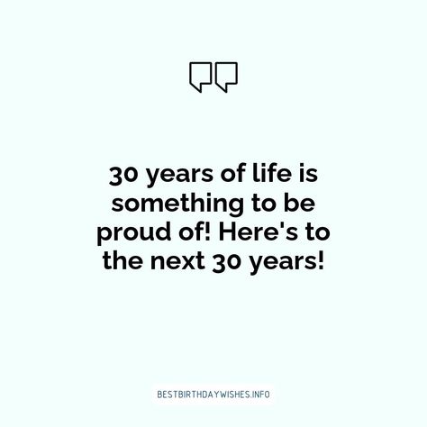 Turning 30 is a milestone birthday, and what better way to commemorate the occasion with some inspiring words? Whether you’re looking for a funny or h... | # #BirthdayWishes Check more at https://www.ehindijokes.com/30th-birthday-wishes-inspiring-quotes/ 30th Birthday Quotes Turning 30, Turning 30 Quotes, 30th Birthday Quotes, 30th Birthday Wishes, Grateful Quotes, Turning 30, Inspiring Words, 2025 Vision, Milestone Birthday