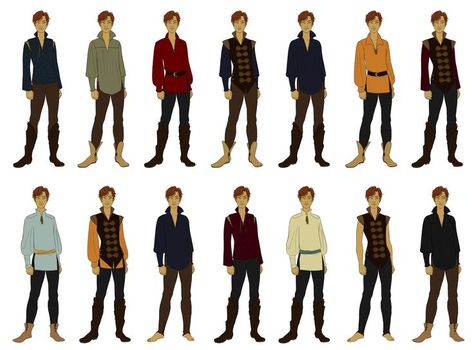 Clothes Reference Male Fantasy Clothing, Creature Fantasy, Clothes Drawing, Character Design Cartoon, Face Anime, Fantasy Ideas, Character Design Challenge, Ideas Clothes, Art Outfits