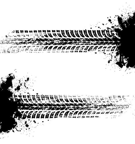 Tyre Tracks, Tire Marks, Brush Strokes Pattern, Tire Tracks, Bike Race, Car Tyre, Trash Polka Tattoo, Trash Polka, Car Themes