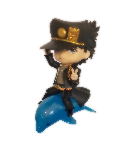 Jojo's Bizarre Adventure Nendoroid, Jotaro Nendoroid Icon, Jojo Nendoroid Icon, Jotaro Dolphin, Jjba Nendoroids Icons, Jotaro Nendoroid, Jojos Bizzare Adventure Icons, Kakyoin Nendoroid, Jotaro Plush