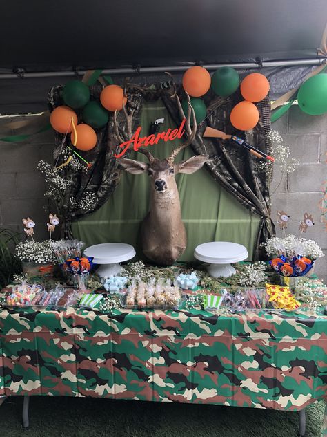 Hunting Themed Birthday Party, Deer Hunting Party, Hunting Party Decorations, Hunting Birthday Party Decorations, Camo Birthday Invitations, Deer Hunting Birthday, Deer Birthday Party, Hunting Birthday Party, Camo Birthday Party