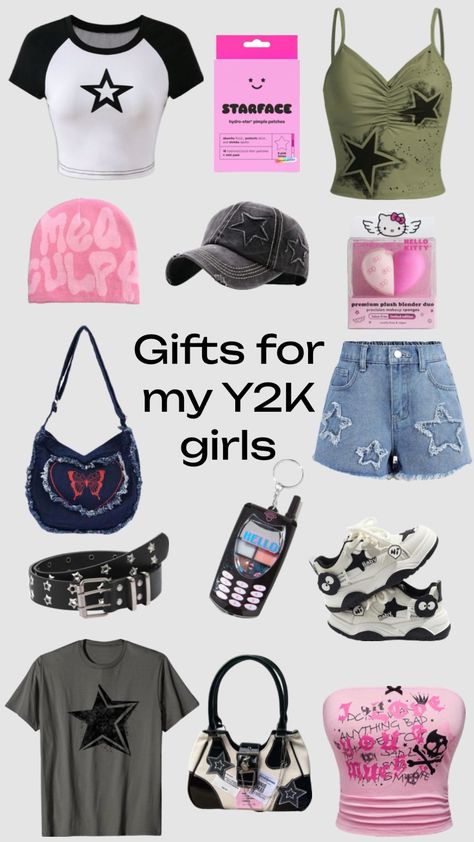 Gift ideas for my Y2K girlies Y2k Girls, Hello Kitty, Kitty, Gift Ideas, Gifts