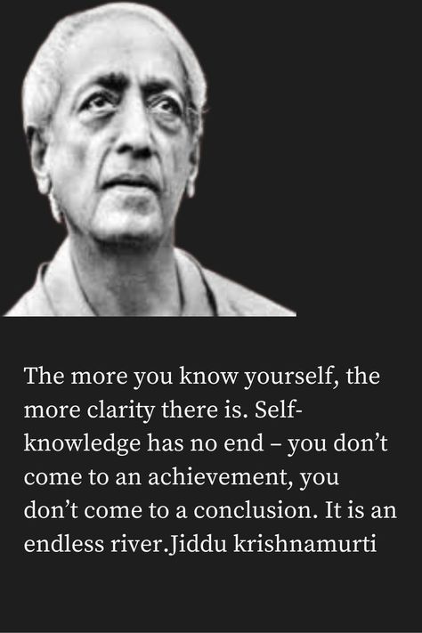 #jiddu_krishnamurti #words #quotes #thoughts #fact Jiddu Krishnamurti Quotes, J Krishnamurti Quotes, Krishnamurti Quotes, J Krishnamurti, Self Knowledge, Quotes Spirituality, Jiddu Krishnamurti, Gandhi Quotes, A Balanced Life