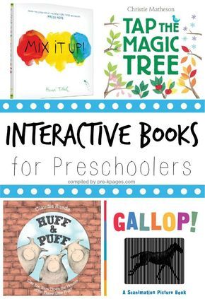 Interactive Books for Preschoolers. A list of MUST READ books that will have your kids engaged and participating throughout. They will beg to read these again and again! Preschool Books With Activities, Interactive Storytime Ideas, Prek Books With Activities, Repetitive Books For Preschool, Interactive Preschool Books, Interactive Read Aloud Preschool, Interactive Books For Preschoolers, Pre K Pages, Kindergarten Books