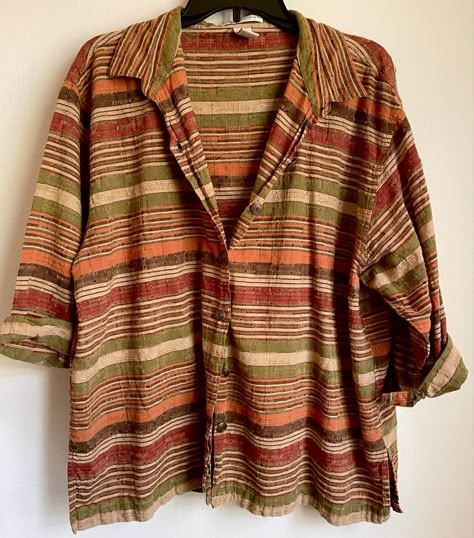 Midsize Hippie Fashion, Midsize Hippie Outfits, Fashion Hippie, Midsize Outfits, Midsize Fashion, Plaid Outfits, Older Fashion, Vintage Blouse, Hippie Outfits