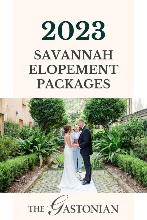 Savannah Elopement Packages at The Gastonian Savannah Georgia Elopement, Savannah Elopement, Outdoor Elopement, Elopement Packages, Romantic City, Small Intimate Wedding, Savannah Georgia, Savannah Ga, Most Romantic