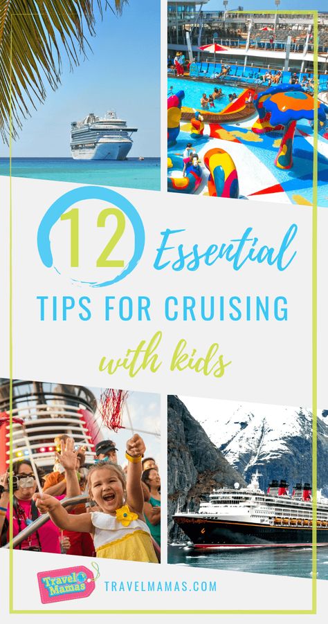 12 Essential Tips for a Cruise with Kids of All Ages Cruises With Kids, Cruise With Kids, Cruising With Kids, Cruise Hacks, Pack For A Cruise, Cruise Ideas, Packing List For Cruise, Packing List For Vacation, Packing For A Cruise