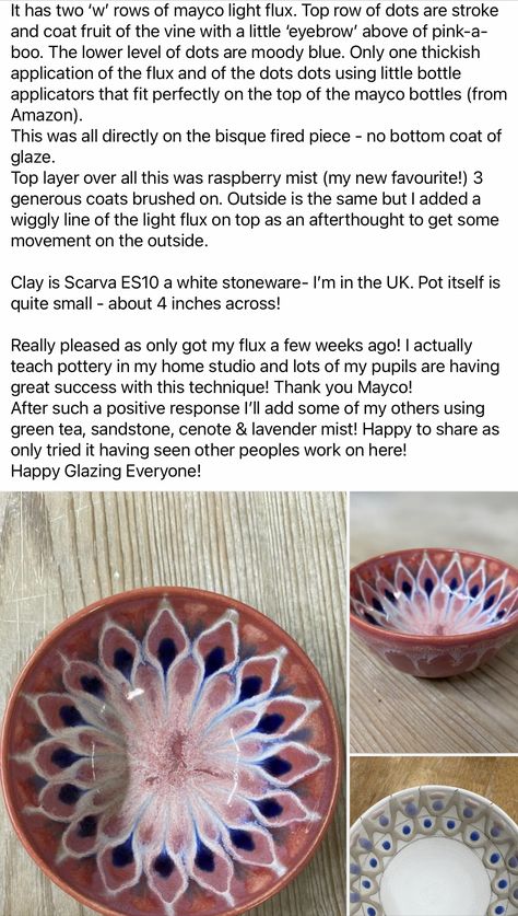 Peacock Bowl Glaze, Peacock Glaze Combinations, Peacock Glaze Technique, Pottery Making Illustrated, Ceramic Glaze Recipes, Glaze Ceramics, Slab Pottery, Ceramic Techniques, Pottery Techniques