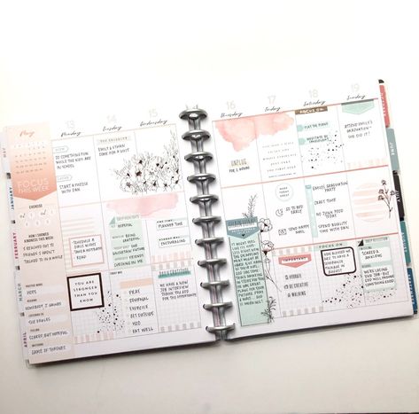 how to use a wellness happy planner Happy Planner Pages, Fitness Happy Planner, Happy Planner Free Printable, Digital Bullet Journal, Happy Planners, Planner Spreads, Happy Planner Layout, Mental And Physical Health, Planner Tips