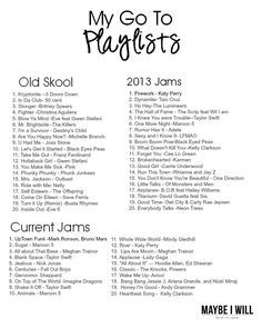 Playlist Printable, Ultimate Playlist, Positive Songs, Throwback Music, Summer Songs Playlist, Running Playlist, Running Music, Throwback Songs, Dance Pop