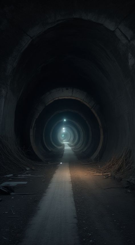 #scary #tunnel #hole #creepy #horror #photograph Haunted Spaceship, Scary Tunnel, Tunnel Aesthetic, Tunnel Photography, Fantasy Library, Lofi Art, Silver Eyes, Sci Fi Props, Long Dog