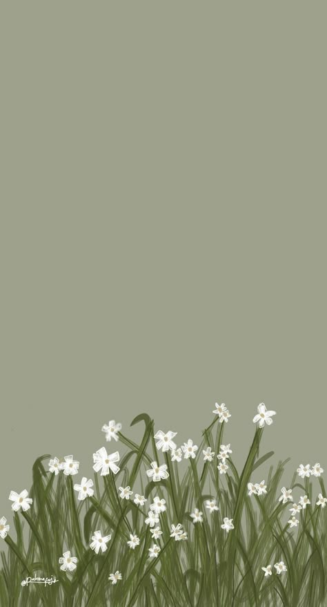 Sage Green Wallpapers For Iphone, Wallpapers For Green Iphone, Cute Sage Wallpaper, Floral Green Background, Cute Aesthetic Wallpaper Green, Sage Wallpaper Iphone, Cottage Core Phone Wallpaper, Green Lock Screen Wallpaper, Pastel Pink And Green Wallpaper