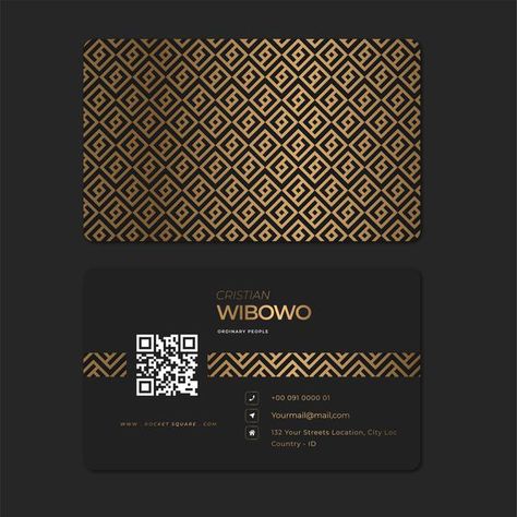 Fully editable, classical modern black g... | Premium Vector #Freepik #vector #background #banner #brochure #frame Classic Business Card, Yellow Business Card, Embossed Business Cards, Business Card Creative, Metal Business Cards, Gold Business Card, Premium Business Cards, White Business Card, Black Business Card