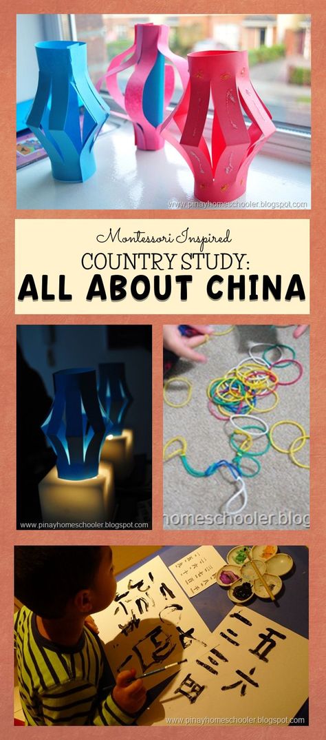 China For Kids, Around The World Crafts For Kids, All About China, Multicultural Activities, Around The World Theme, Geography Activities, Country Studies, China Crafts, Homeschool Geography