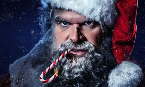 Violent Night Movie, Violent Night, David Harbour, Night Movie, Movie Blog, Man Crush Monday, Christmas Paintings, Upcoming Movies, Theme Parks