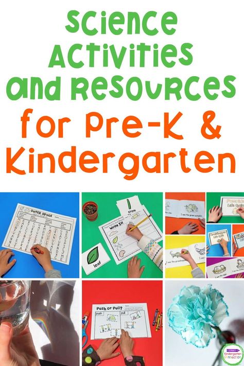 Between animal life cycles, parts of a plant, and planets and stars, science in Pre-K and Kindergarten classroom is so exciting! This collection of science activities and teacher resources includes engaging learning printables, simple science experiments, and even a fun craft! Grab these interactive kindergarten science resources today! Kindergarten Science Unit Studies, Preschool Science Lessons, Kindergarten Stem Activities, Kindergarten Science Lessons, Activities For Kindergarten Children, Free Science Printables, Science For Kindergarten, Stars Science, 2024 Classroom