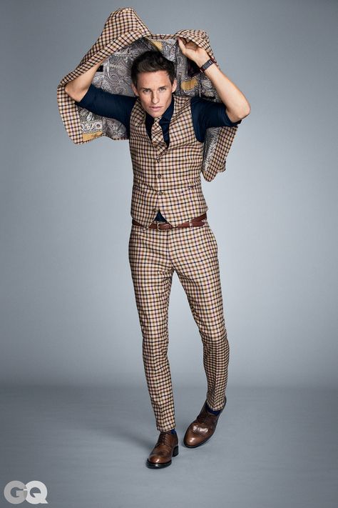 Make a statement at the office. London Kensington, 30 Outfits, Best Dressed Man, Eddie Redmayne, What To Wear Today, Plaid Suit, Sharp Dressed Man, Three Piece Suit, Well Dressed Men