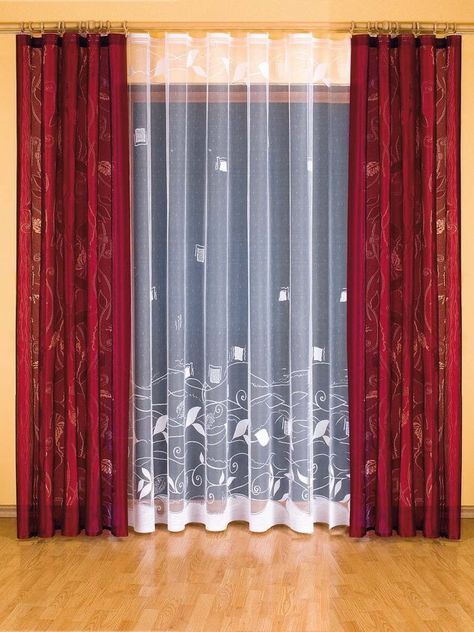 17 Stylish Curtains Design that Will Steal the Show - Top Inspirations Red Curtain Bangs, Colorful Curtains Living Room, Red Curtains Living Room, Curtain Bangs Hairstyles, Curtains Living Room Modern, Crochet Curtain Pattern, Curtain Styles, The Curtains, Living Room Decor Curtains