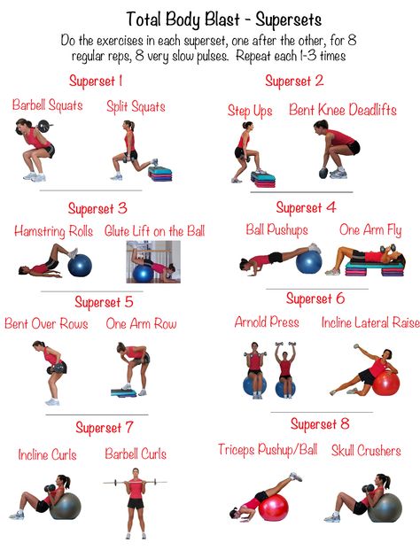 Total Body Workouts At Home, Total Body Superset Workout, Total Body Circuit Workout, Full Body Super Sets For Women, Superset Workout For Women, Ab Superset Workout, Total Body Conditioning Workout, Group Fitness Class Ideas Workout Routines, Super Sets For Women