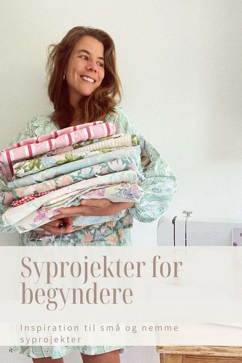 Syprosjekter For Nybegynnere, Diy Sy, A Star Is Born, Diy Gifts, Sewing, Gifts, Design