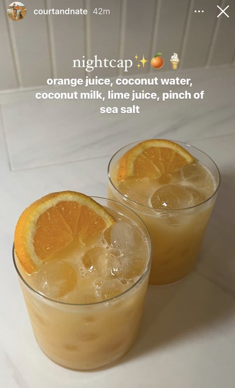 Sommer Mad, Refreshing Drinks Recipes, Healthy Drinks Smoothies, Makanan Diet, Healthy Drinks Recipes, Think Food, Healthy Juices, Smoothie Drinks, Non Alcoholic Drinks