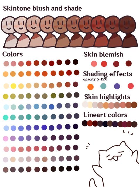 Black Skin Tones Drawing, Color Shading Tutorial, Art Drawing Prompts, How To Color Illustrations, Flesh Cube, Color Pencil Coloring Techniques, Shading Colors Digital, Shading Reference Drawing, How To Shade Dark Skin