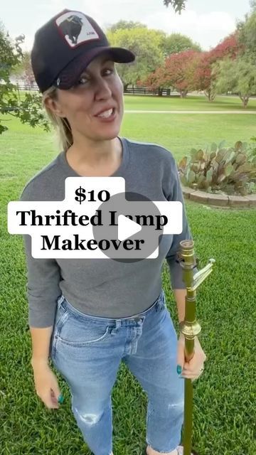 Sarah Teresinski on Instagram: "Request for a Floor lamp upcycle so I’m resharing a fun one! $10 Thrifted Lamp Makeover #boho #lampdiy #thriftflip #style #bohostyle #lifehacks #upcycle #rework #DIY #thriftflip #homedecor #upcycling #upcycle #diy #thriftflip #homedecor #upcycles #rework #upcycling #thriftflip #organize #reuse #recycle #secondhandstyle #transform #oldtonew #upcycleddesign #makers #upcyclersoftiktok #makersoftiktok #upcycling #sustainableliving #sustainsblestyle #upcyclersofinstagram #makersofinstagram" Sarah Teresinski, Lamp Upcycle, Anthropologie Mirror, Upcycle Diy, Secondhand Style, Lamp Makeover, Thrift Flip, Reuse Recycle, Diy Lamp