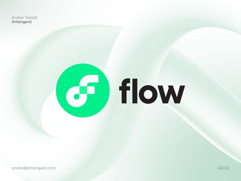 Flow Blockchain - Logo Design by Andrei Traista Blockchain Design, Blockchain Logo, Flow Logo, Electronics Logo Design, Electronics Logo, Logo Design Inspiration, Blockchain, Logo Branding, Creative Professional