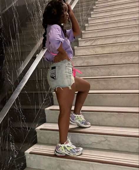 Nyc Baddie, Black Woman Birthday, Asics Outfit, Baddie Outfits Summer, Woman Birthday, Summertime Outfits, Fly Outfit, Cute Swag Outfits