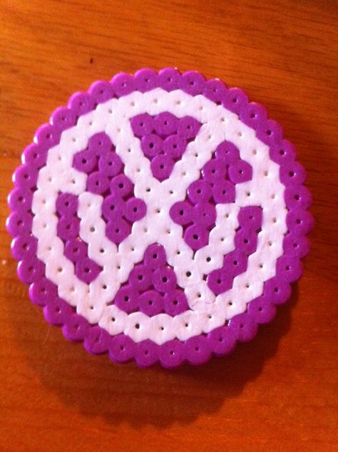 Perler bead Volkswagen symbol Volkswagen Perler Beads, Diy Perler Bead Crafts, Beads Ideas, Diy Perler Beads, Perler Bead, Hama Beads, Lego Star Wars, Perler Beads, Bead Crafts