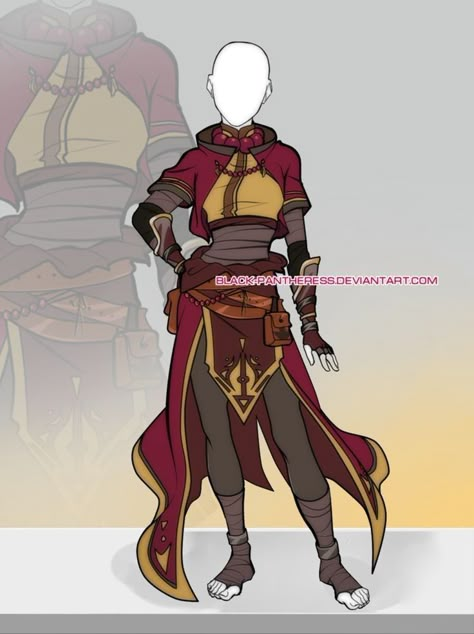 Martial Arts Outfits Character Design, Fire Themed Outfits Men, Fire Hero Costume Design, Adventure Clothes Drawing, Fire Nation Clothes, Warrior Outfit, Character Outfit Ideas, Armor Clothing, Fairytale Fashion