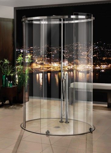 These contemporary, oval shower enclosures from MWE have a futuristic flair about them, making them the latest must-have for the modern bathroom. If you’re renovating, updating or upgrading your... Round Shower Enclosure, Shower Door Hardware, Bathtub Tile, Sliding Door Systems, Bathroom Remodel Tile, Small Remodel, Diy Bathroom Remodel, Bathroom Ideas Modern, Trendy Bathroom