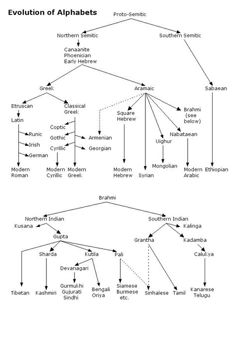 Carrie Wilson on Twitter: "Amazing! The #evolution of global #alphabets.  Linguistics is amazing! #LangChat #Linguistics https://t.co/lyt76iFMqH" Language Tree, Secret Energy, Ancient Alphabets, Alphabet Symbols, Ancient Languages, Writing Systems, Word Nerd, Global Education, World Languages