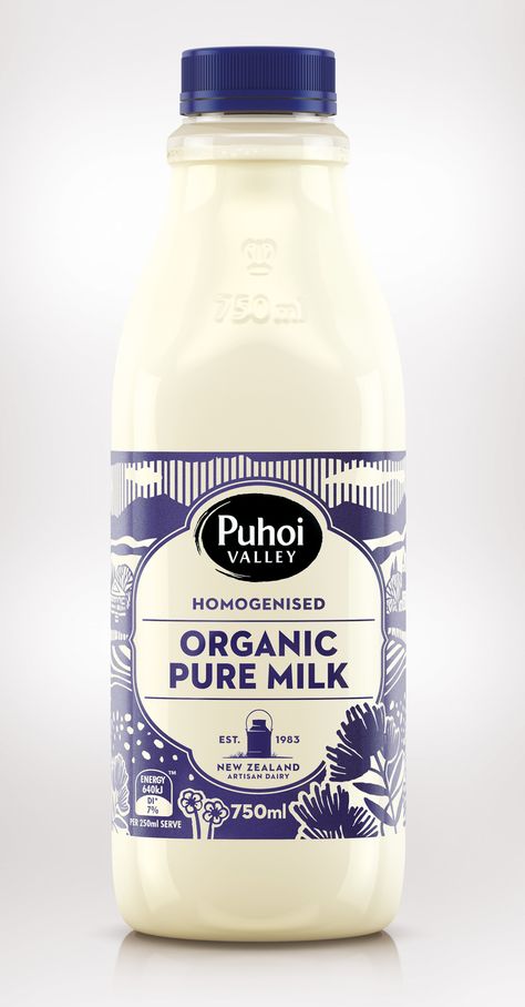 Organic Milk Packaging, Dairy Packaging, Benefits Of Organic Food, Milk Brands, Milk Packaging, Interesting Story, Food Logo Design, Organic Milk, Food Packaging Design