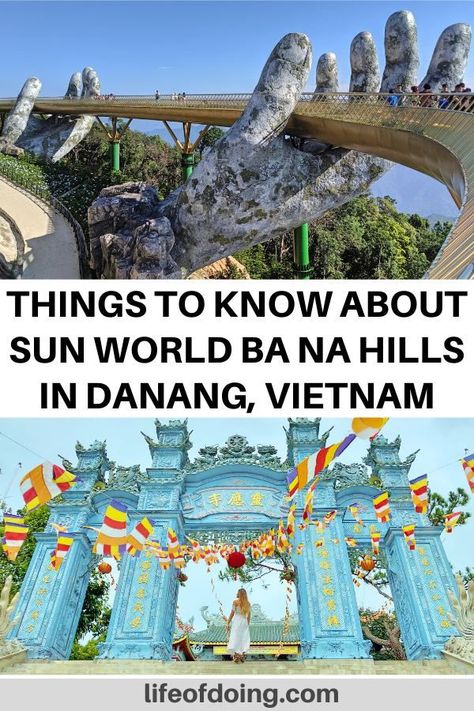 Ba Na Hills Vietnam, Vietnam Bucket List, Ba Na Hills, Central Vietnam, Vietnam Holiday, Vietnam Vacation, Vietnam Destinations, Golden Hands, Danang Vietnam