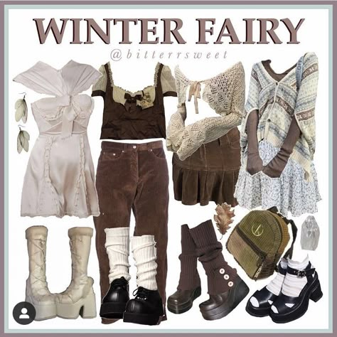 Cottagecore Outfits, Winter Fairy, Swaggy Outfits, Hippie Outfits, Character Outfits, Dream Clothes, Retro Outfits, Grunge Outfits, Aesthetic Outfits