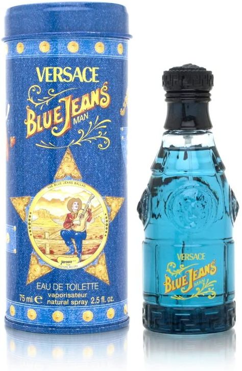 Versace Blue Jeans, Versace Perfume, Versace Blue, Blue Jeans Mens, Perfume Packaging, Coconut Oil Hair, Gift Sets For Women, Best Fragrances, Dasani Bottle