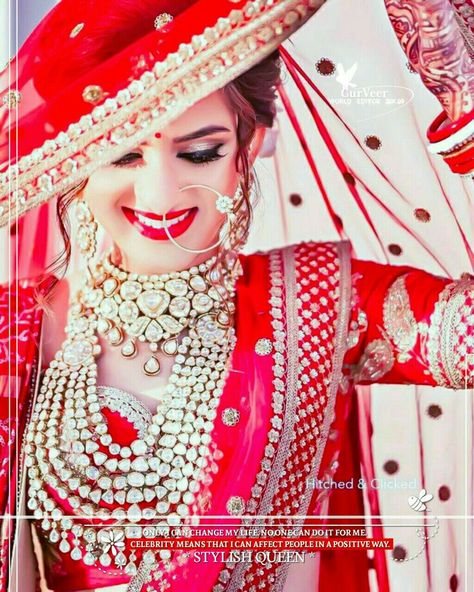 L(*OεV*)E Dulhan Pic Wedding Bride, Dulhan Pic Beautiful, Dulhan Dp, Dulhan Photo, Bridal Dp, Indian Bride Photography Poses, Indian Wedding Poses, Indian Bridal Photos, Indian Wedding Couple Photography