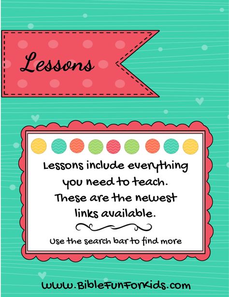 Bible Fun For Kids: Lesson Links Awana Sparks, Curriculum Map, Sunday School Curriculum, Bible Activities For Kids, Curriculum Mapping, Bible Study For Kids, Ministry Ideas, Bible Lessons For Kids, School Curriculum