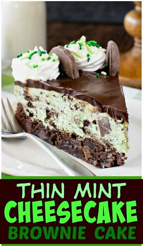 Mint Desserts, Mint Cheesecake, Cake Brownie, Cheesecake Brownie, Brownie Cheesecake, Torte Cupcake, Homemade Brownies, Brownie Cake, Fun Baking Recipes