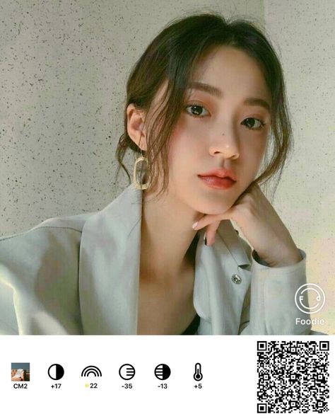 foodie qr code #ulzzang #foodie Foodie Filter Code Soft, Code Foodie, Foodie Code, Golden Skin Tone, Filter Presets, Foodie Filter, Foodie Photography, Filter Code, Filter Instagram