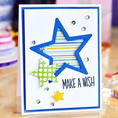 Paper Crafts: From Beginner to Expert Paper Flower Ideas, Make Your Home Look Expensive, Birthday Card Template Free, Stampin Up Birthday Cards, The Stamps Of Life, Stamps Of Life, Mail Ideas, Birthday Cards For Boys, Star Cards