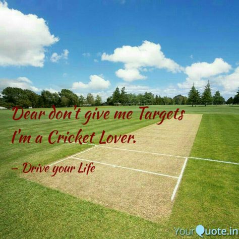 For Cricket lover, Cricket Lover Quotes, Cricket Lover, Joker Wallpapers, Lovers Quotes, Cricket Sport, Some Funny Jokes, Be Yourself Quotes, Soccer Field, Funny Jokes