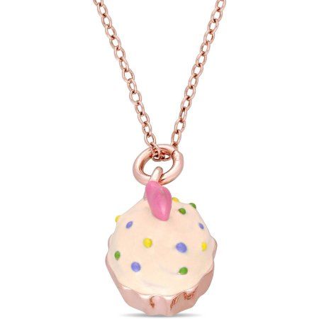 Everly Rose, Childrens Cupcakes, Cupcake Necklace, Silver Engraved Bracelet, Kid Cupcakes, Kids Pattern, Kids Jewelry, Gold Plated Necklace, Cute Jewelry