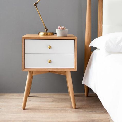 Small Side Cabinet, Storage Bedside Table, Bedroom Fashion, Bedside Table Styling, Simple Bedside Tables, Прикроватные Тумбочки, Wardrobe Room, Bedside Table Storage, Modern Bedside